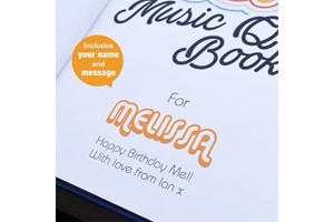 Personalised 1970s Music Quiz Book