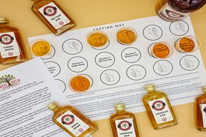 Home Bourbon Experience with Six 50ml Bottles of Bourbon and a Custom 200ml Bottle