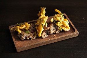 5 Course Street Food Sharing with a Bottle of House Wine at Benares for Lunch