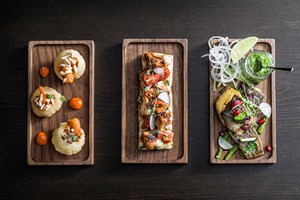 5 Course Sharing Street Food Menu with Green Spice Martinis for Two at Benares