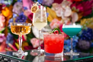 The View from The Shard with a Cocktail for One