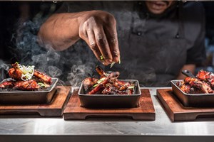 Six Dish Sharing Menu with Glass of Wine for Two at Leicester Square Kitchen