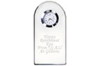 Personalised Crystal Clock