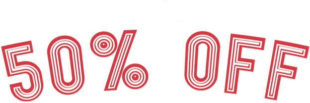 Up to 50% off