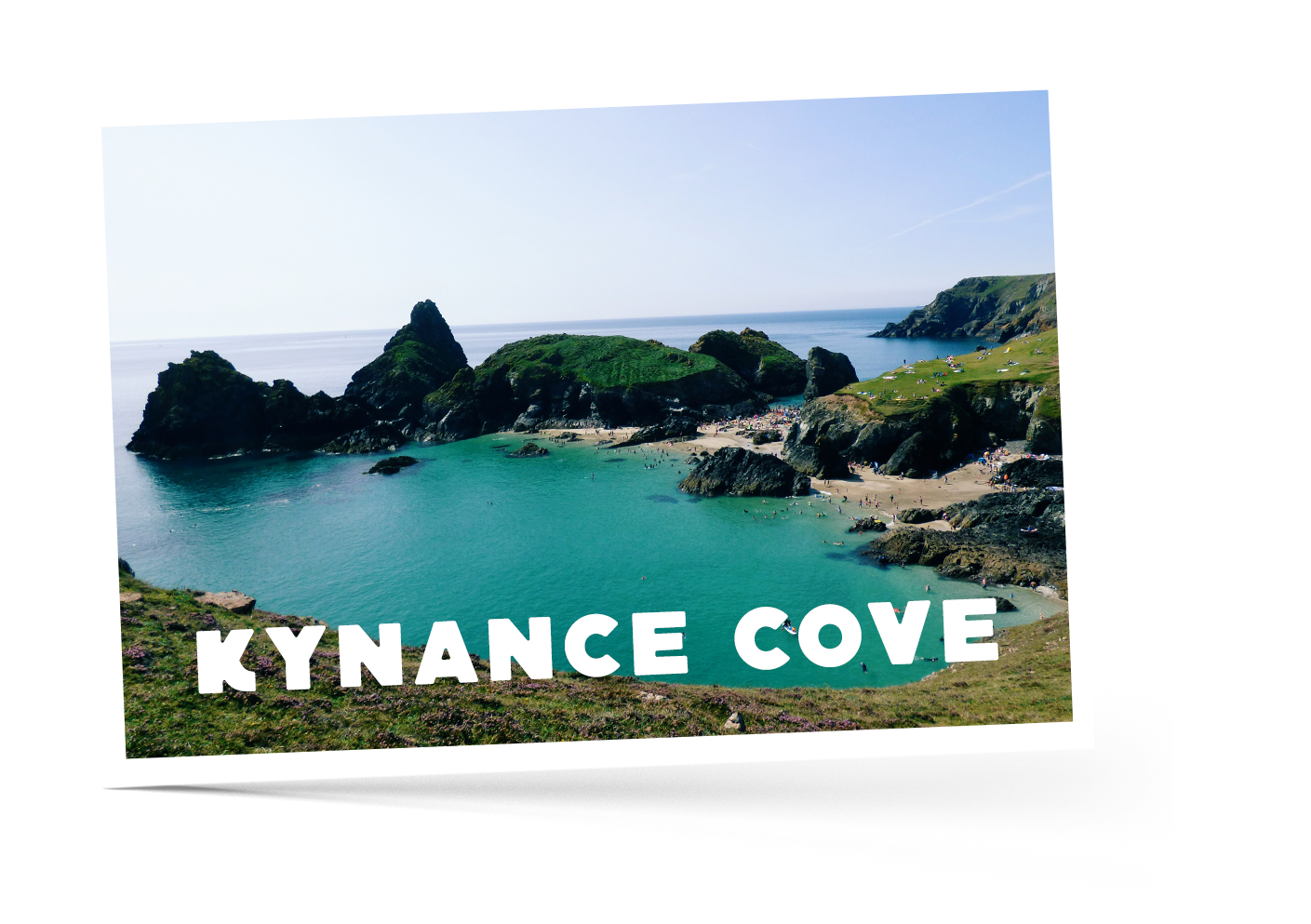 Overlooking Kynance Cove in Cornwall