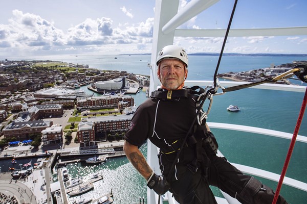 Abseiling Down Spinnaker Tower for One