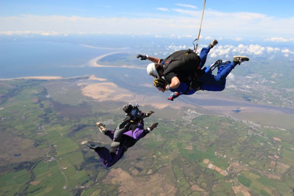 Tandem Skydive at Swansea Airport