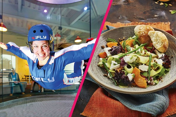 How do you get coupons for iFLY indoor skydiving?