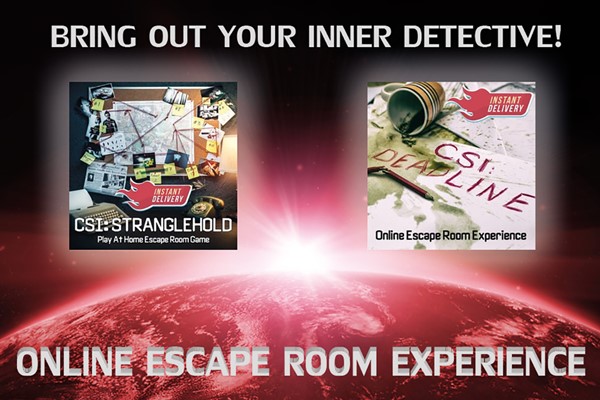 CSI Online Escape Room at The Panic Room for up to Eight