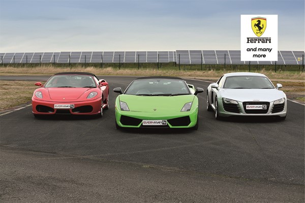 Triple Supercar Driving Blast with High Speed Passenger Ride picture