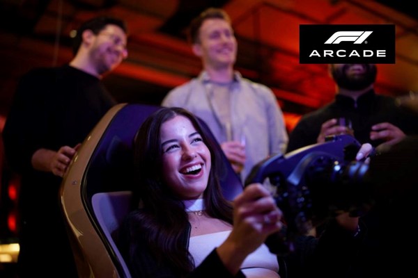 F1® Arcade Team Simulator Racing Experience for Four with Small Plates and Drinks picture