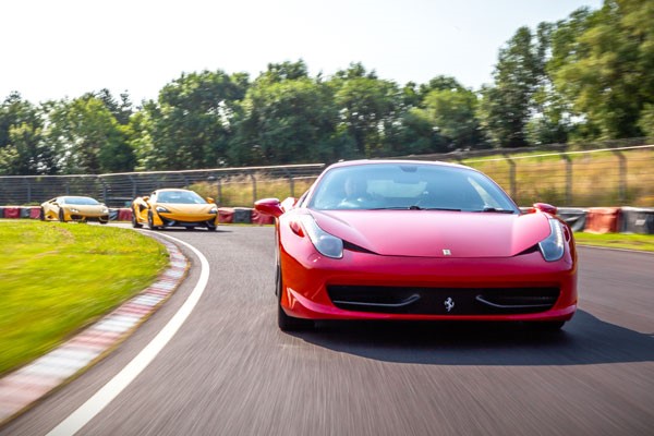 Triple Supercar Driving Blast for One Person � Spe...