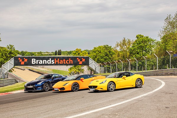 Triple Supercar Driving Thrill at Brands Hatch