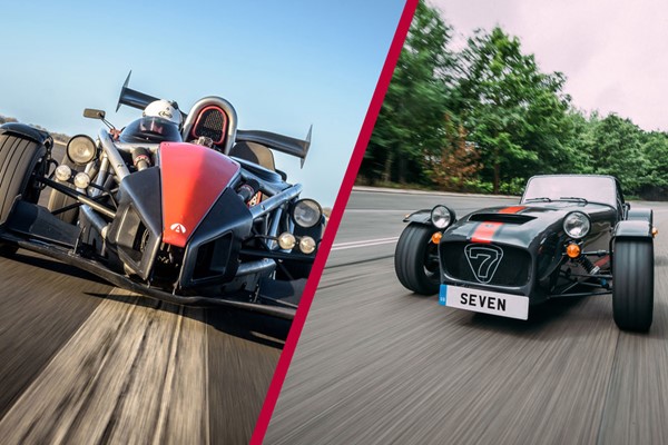 Ariel Atom vs Caterham Driving Blast for One