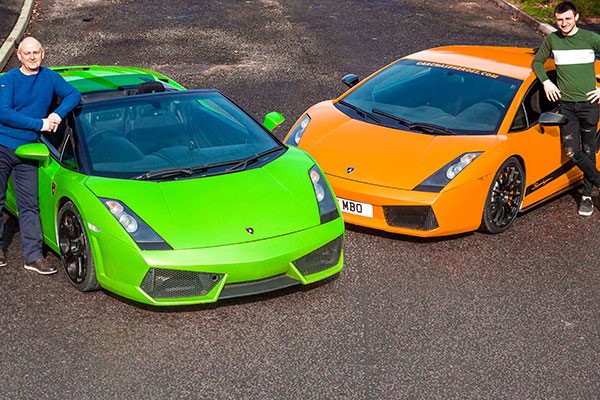 Adult and Child Lamborghini, Ferrari or Aston Martin Blast with High Speed Passenger Ride