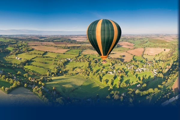 romantic hot air balloon ride two