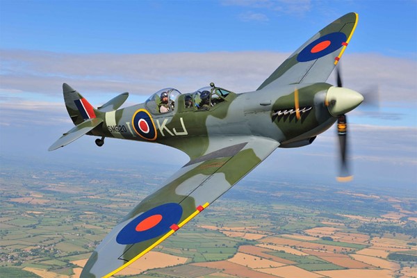 Fly In A Spitfire Over The English Channel