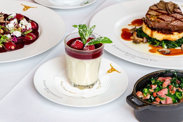 Three Courses with a Cocktail and a Side for Two at Marco Pierre White London Steakhouse Co