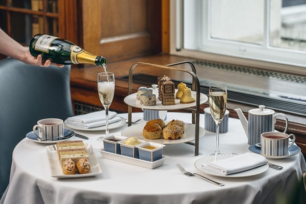 Bottomless Sparkling Wine Afternoon Tea for Two at London Marriott Hotel County Hall