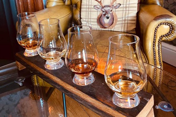 Self Guided Whisky Flight for Two at The Barbican Botanics Gin Room
