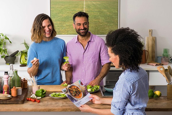 Green Chef Four Week Meal Kit with Four Meals for Four People