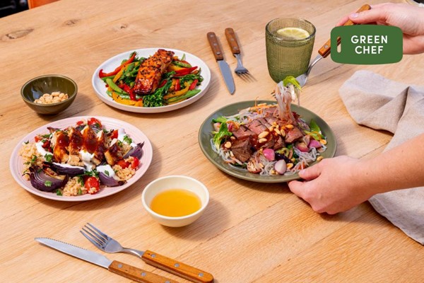 Green Chef Four Week Meal Kit with Three Meals for Two People picture