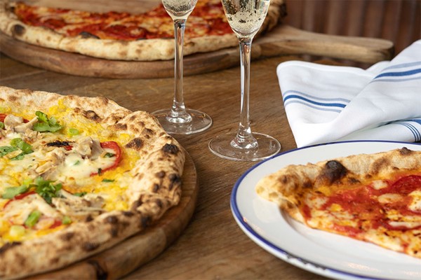 Bottomless Pizza and Prosecco for Two at Gordon Ramsay's Street Pizza, Southwark
