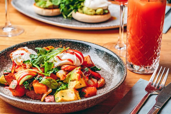 Two Course Bottomless Brunch for Two at Banyan