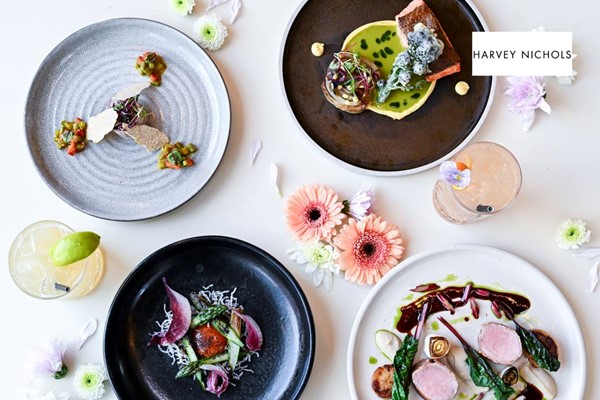 Three Course Seasonal Meal with a Drink for Two at Harvey Nichols collection picture