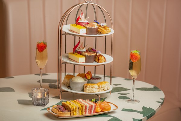 Afternoon Tea for Two with Glass of Sparkling Wine at Shakedown Bar at The Dixon, Tower Bridge picture
