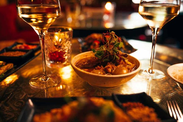 Signature Thai Twelve Plate Sharing Meal with Prosecco for Two at the Crazy Bear Stadhampton picture