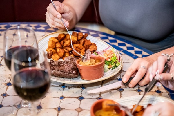 Steak and Bottle of Wine for Two at Revolution Bar picture