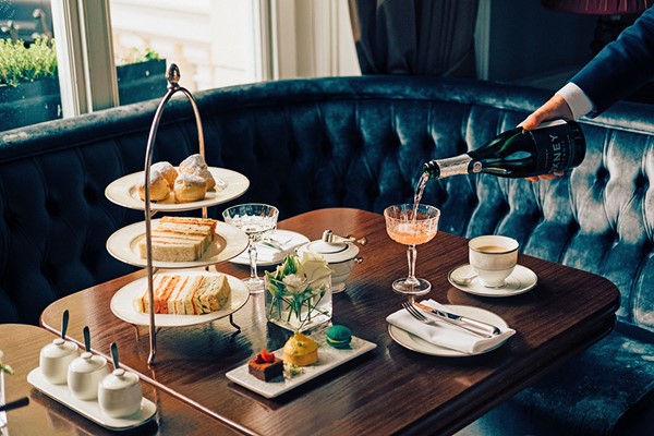 Champagne Afternoon Tea for Two at The Hyde at Roseate House Hotel – Special Offer