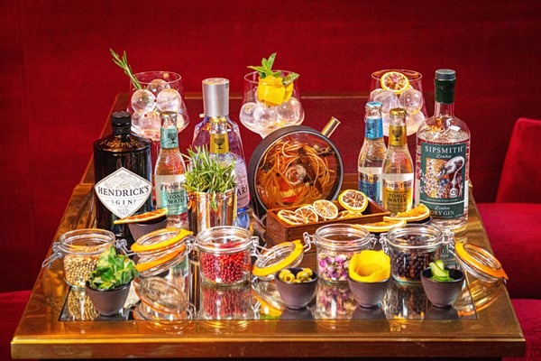 Gin Tasting Experience with Sharing Platter for Two at The Rubens at The Palace