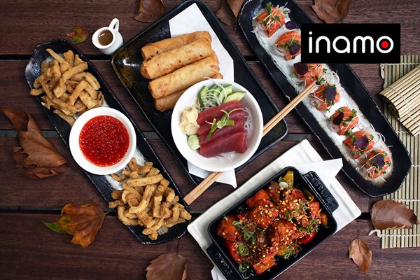 Pan-Asian Eight Dish Sharing Menu with Fizz for Two at interactive Inamo picture