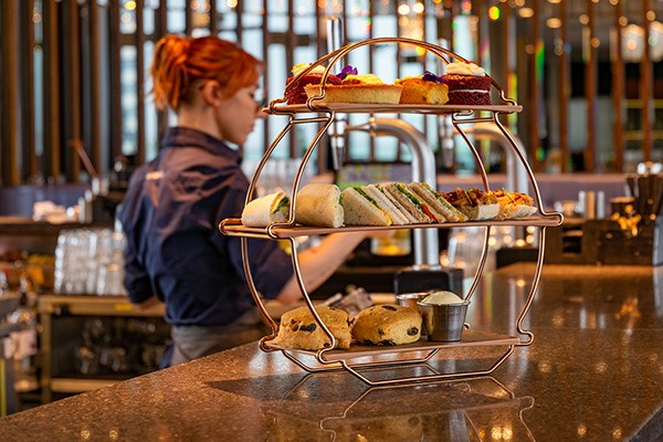 Afternoon Tea with City Views for Two at DoubleTree by Hilton Hotel Leeds