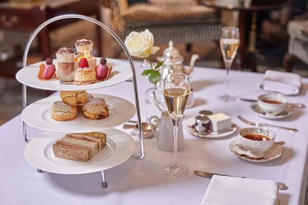 Champagne Afternoon Tea for Two at 5 Star Dukes Hotel London