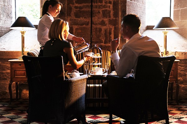 Afternoon Tea with Bubbles for Two at Peckforton Castle