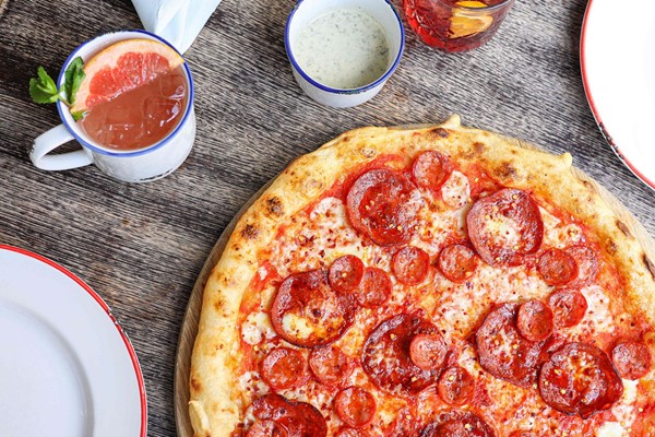 Bottomless Pizza and a Cocktail for Two at Gordon Ramsay's Street Pizza
