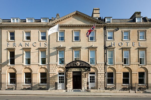 One Night Break for Two at Francis Hotel Bath
