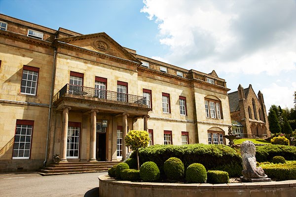 Overnight Stay with Two Course Meal and Fizz at Shrigley Hall Hotel 
