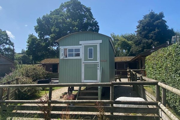 Two Night Shepherd's Hut Getaway in Devon for up to Four People During High Season picture