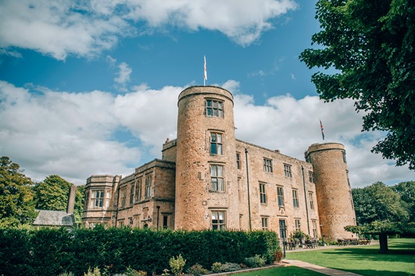 One Night Luxury Stay in a Four Poster Room for Two at Walworth Castle Hotel
