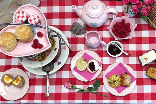 Image of Afternoon Tea for Two at Home with Piglet's Pantry