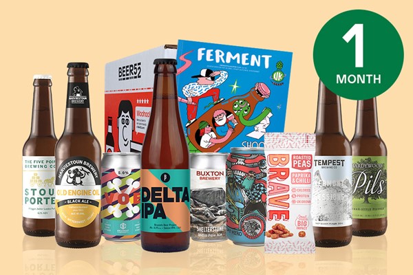 One Month Eight Pack of Beer Subscription to Beer52 for One 