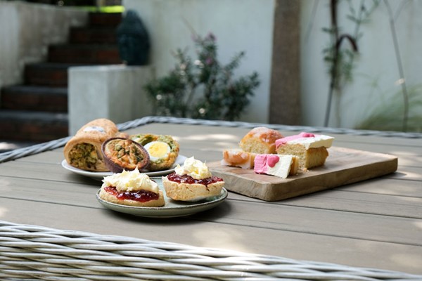 Vegetarian Afternoon Tea for One at Home with Piglet's Pantry picture