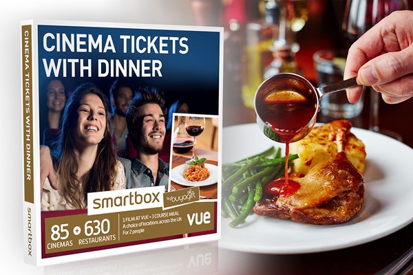 Cinema Tickets with Dinner Experience Box/