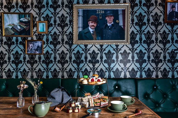 Sherlock’s Mind Palace Afternoon Tea with Fizz and Mini Mystery for Two