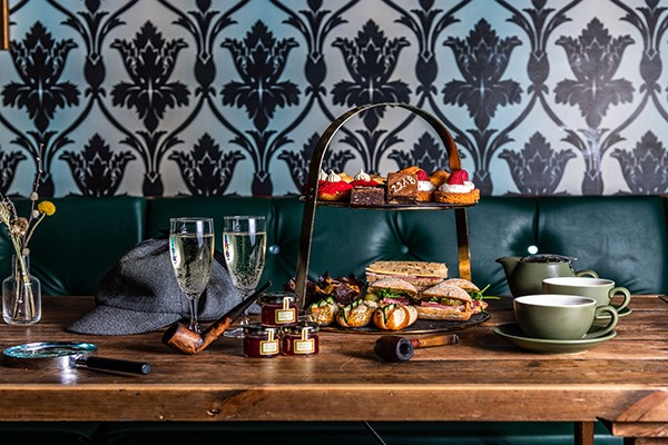 Sherlock’s Mind Palace Afternoon Tea with Fizz and Mini Mystery for Two picture