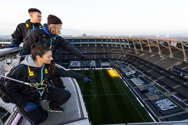 The Dare Skywalk with Prosecco or Beer for Two at Tottenham Hotspur Stadium